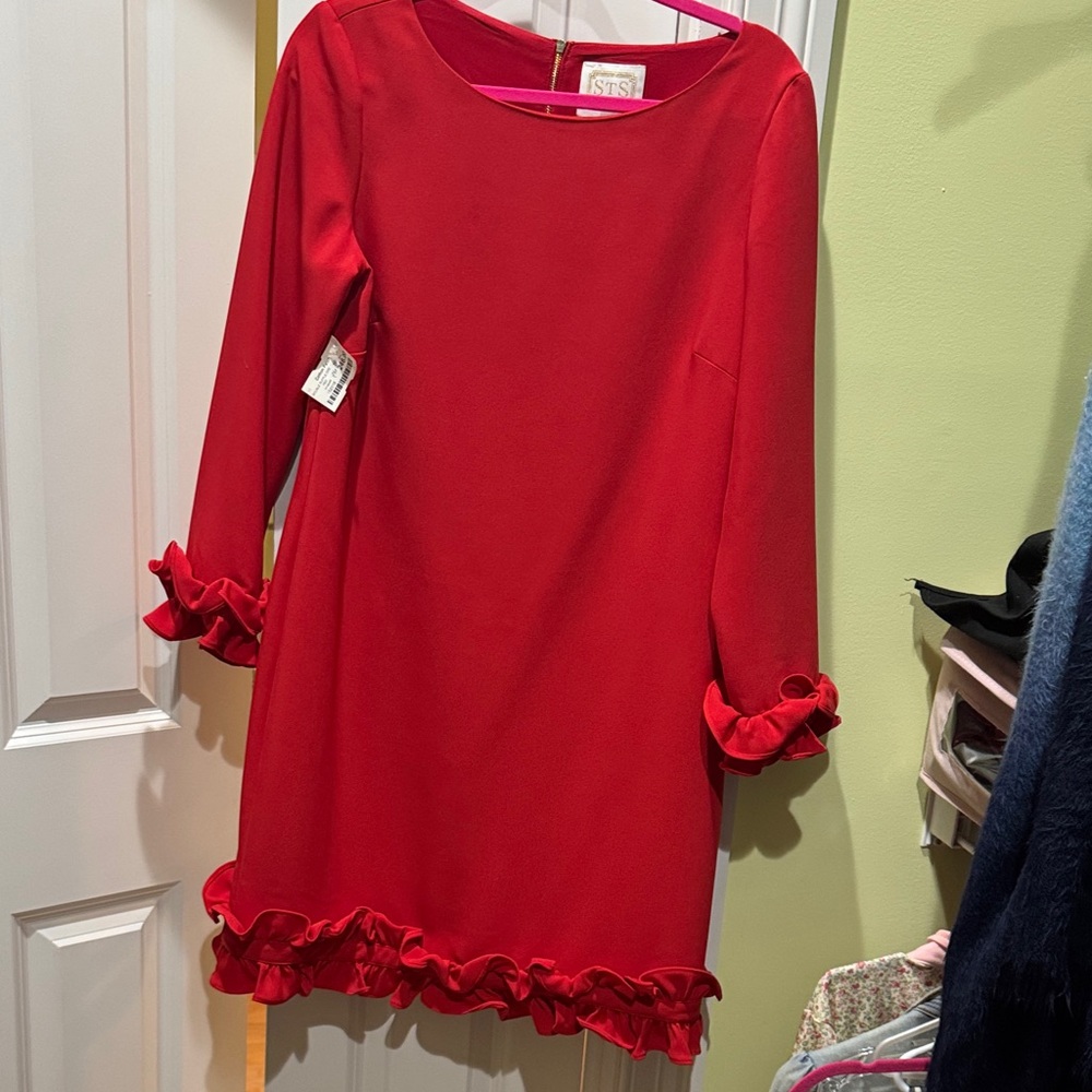 Sail to Sable Red Dress